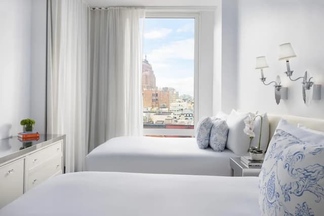 ノモ ソーホー-デラックス ルーム ダブルベッド 2 台-3