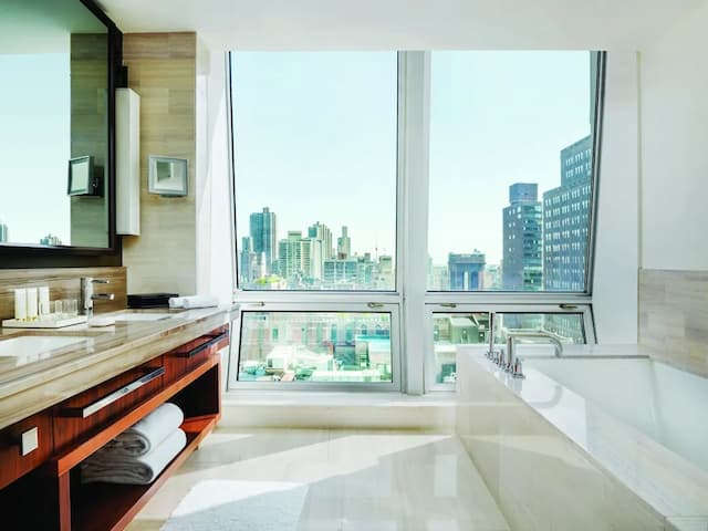 ザ ランガム ニューヨーク フィフス アベニュー-スイート 1 ベッドルーム クラブラウンジ利用可 (Empire State View)-4