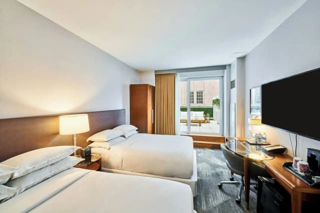Sheraton Tribeca New York Hotel-Room, 2 Double Beds, Patio-5