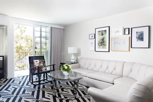 체임벌린 웨스트 할리우드-시그니처 스위트, 킹사이즈침대 1개, 발코니 (Top Floor)-8