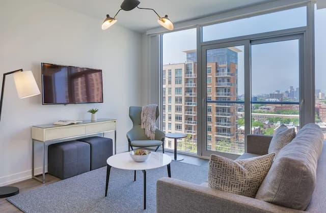Level Chicago – Old Town-行政套房, 多张床, 城市景观, 转角 (Two Bedroom Suite)-8