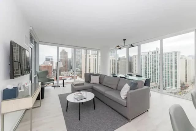 Level Chicago – Old Town-华丽客房, 多张床, 城市景观-9