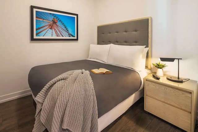 Level Chicago – Old Town-华丽客房, 多张床, 城市景观-3