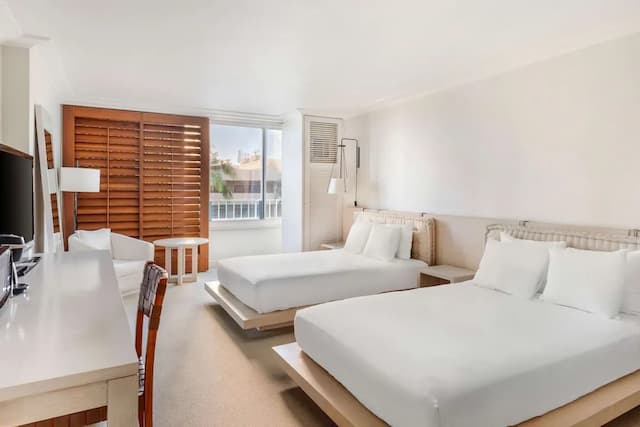 ヒルトン バケーション クラブ ザ モダン ホノルル-ルーム ダブルベッド 2 台 パーシャル オーシャン ビュー-4