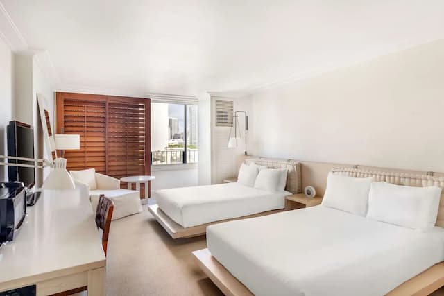 ヒルトン バケーション クラブ ザ モダン ホノルル-プレミア ルーム ダブルベッド 2 台 パーシャル オーシャン ビュー-4