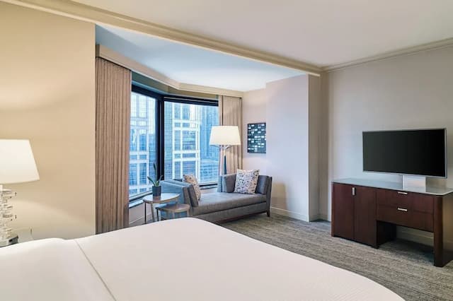 더 웨스틴 시카고 리버 노스-디럭스룸, 킹사이즈침대 1개, 강 전망-5