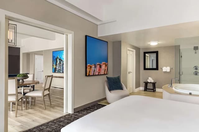 ヒルトン サンフランシスコ フィナンシャル ディストリクト-プレジデンシャル スイート キングベッド 1 台 バルコニー シティビュー-2