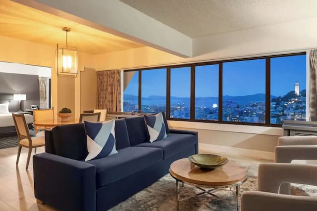 ヒルトン サンフランシスコ フィナンシャル ディストリクト-プレジデンシャル スイート キングベッド 1 台 ベイビュー-1