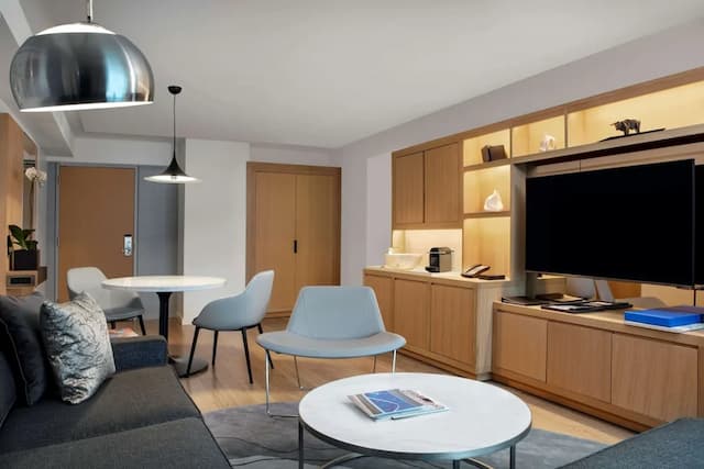 コンラッド ニューヨーク-ラグジュアリー スイート キングベッド 1 台 コーナー-6