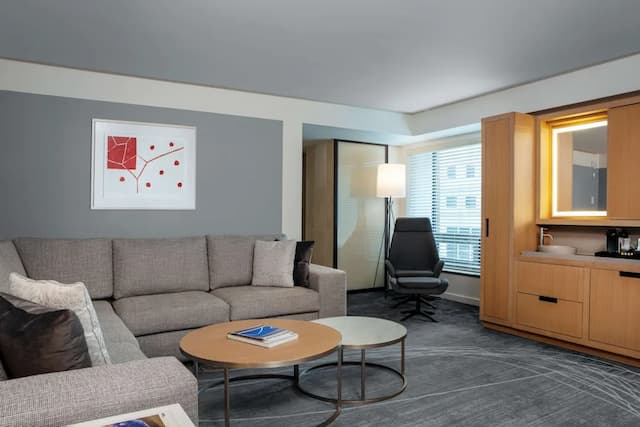 コンラッド ニューヨーク-エグゼクティブ スイート キングベッド 1 台 バリアフリー (Roll-in Shower)-8