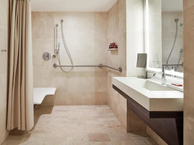 Conrad New York Downtown-Deluxe Suite, 1 King Bed, Accessible (Roll-in Shower)-4