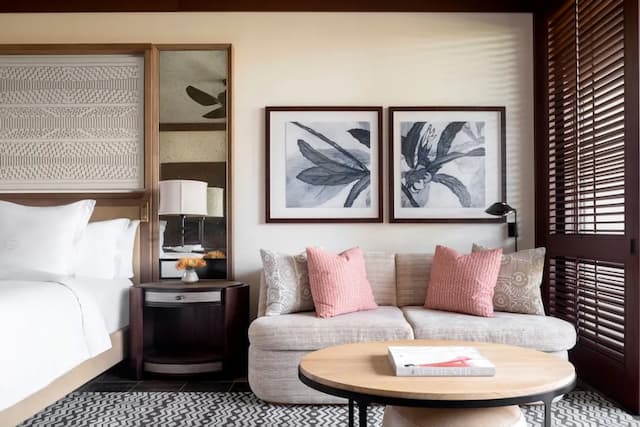 瓦拉萊四季飯店渡假村-客房, 1 張特大雙人床和 1 張沙發床, 海景 (Prime Ocean View)-2