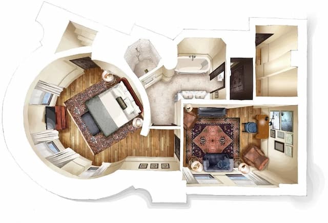 ザ ネッド ノマド-スイート バリアフリー (Mobility/Hearing Rotunda,RollinShower)-1