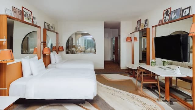 ロッテ ホテル シアトル-プレミア ルーム ダブルベッド 2 台 シティビュー-1