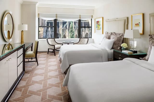 勒戴紐約皇宮飯店-客房, 2 張標準雙人床 (Cathedral View)-1