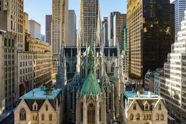 勒戴紐約皇宮飯店-客房, 1 張特大雙人床 (Cathedral View)-5