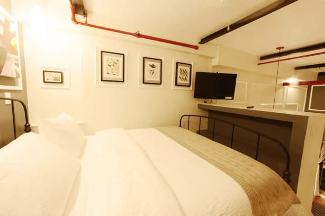 箱之屋飯店-尊榮複式房屋, 1 張加大雙人床和 1 張沙發床, 庭院-3