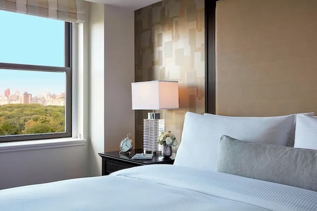 JW Marriott Essex House New York-客房, 1 张特大床, 公园景观-2