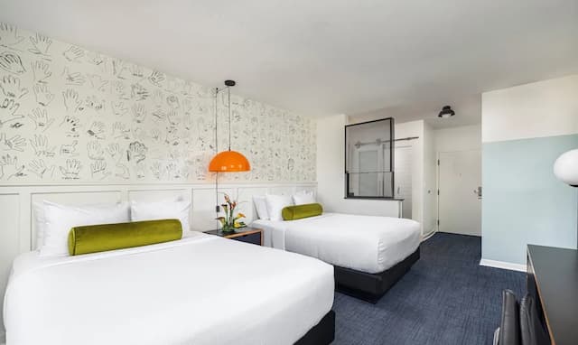 歐文酒店-客房, 2 張加大雙人床, 城市景-5