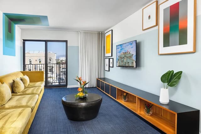 歐文酒店-套房, 多張床, 部分海景-3