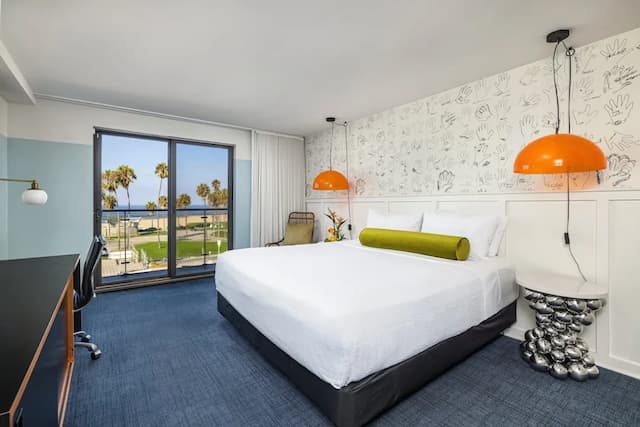 歐文酒店-客房, 1 張特大雙人床, 海景-4