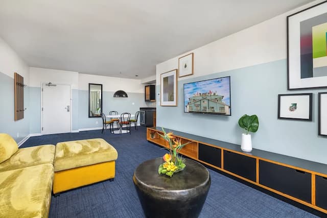 歐文酒店-套房, 多張床, 城市景-4