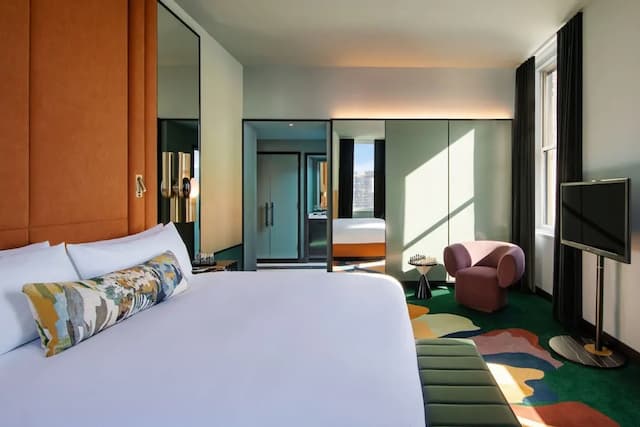 W ニューヨーク - ユニオン スクエア-プレミア ルーム キングベッド 1 台 パークビュー コーナー-3