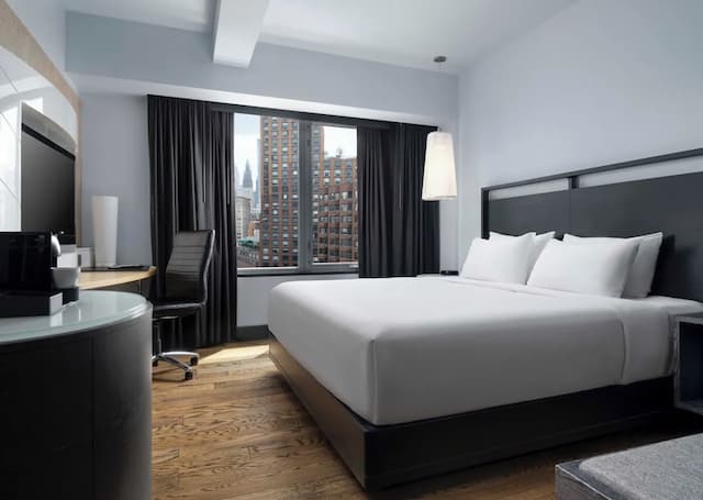 Hyatt Union Square New York-客房, 1 张特大床, 城市景观-1