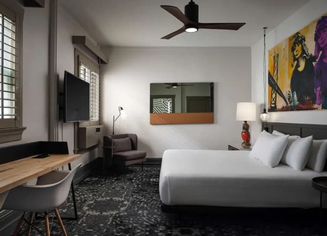 三藩市巴恩斯酒店 (希爾頓啟繽精選酒店)-客房, 1 張加大雙人床-1