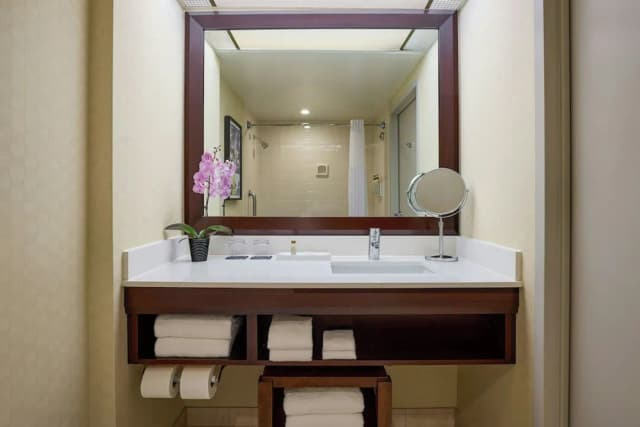 르네상스 로스앤젤레스 에어포트 호텔-클럽룸, 킹사이즈침대 1개 (Mobility Accessible, Roll-In Shower)-6