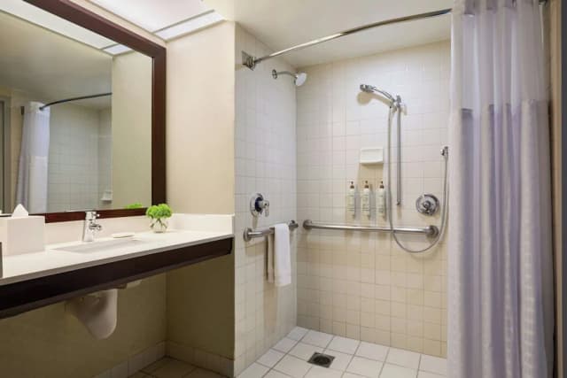 르네상스 로스앤젤레스 에어포트 호텔-클럽룸, 킹사이즈침대 1개 (Mobility Accessible, Roll-In Shower)-8