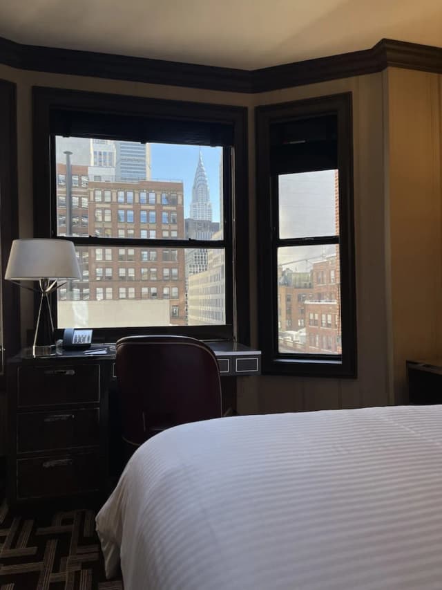 紐約易洛魁飯店-尊榮客房, 1 張加大雙人床 (Chrysler View)-8