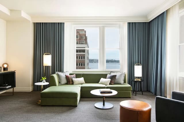 The Alexis Royal Sonesta Hotel Seattle-套房, 1 间卧室 (Sound View)-5