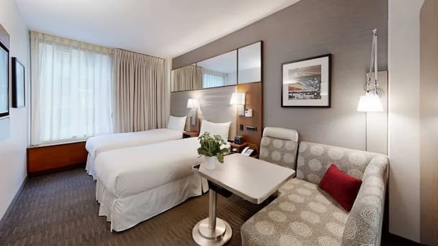 格蘭德中央精品飯店-標準雙床房-1