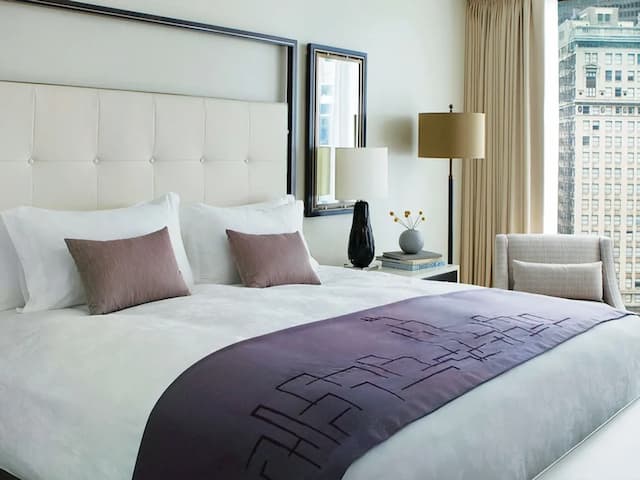 더 랭햄, 시카고-디럭스룸, 킹사이즈침대 1개-4