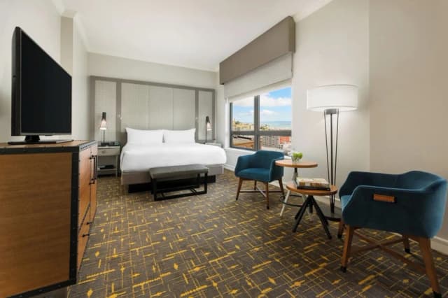 舊金山斯坦福萬麗酒店-極品客房, 1 張特大雙人床-7