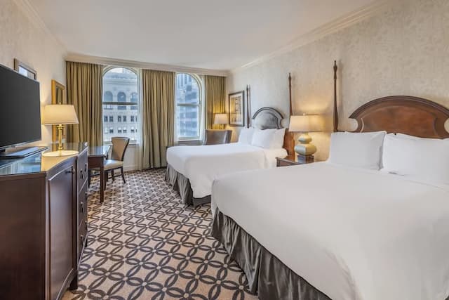 옴니 샌프란시스코 호텔-프리미어룸, 더블침대 2개-1