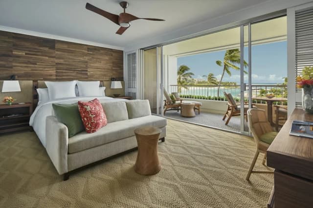 Four Seasons Resort Oahu at Ko Olina-客房, 1 张特大床, 海滨-5