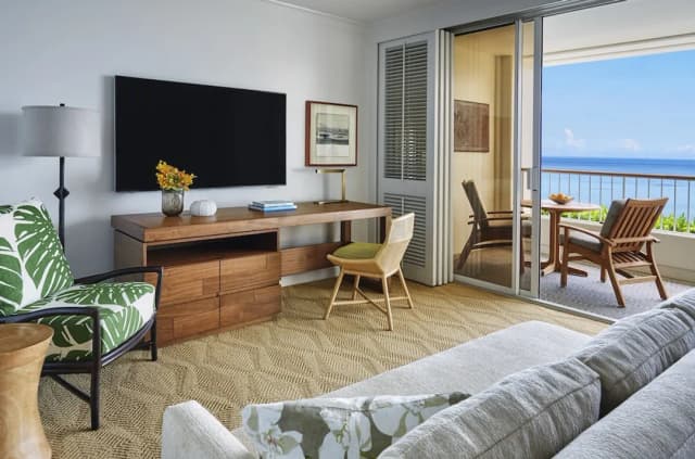 Four Seasons Resort Oahu at Ko Olina-客房, 1 张特大床, 海滨 (Prime Corner)-2