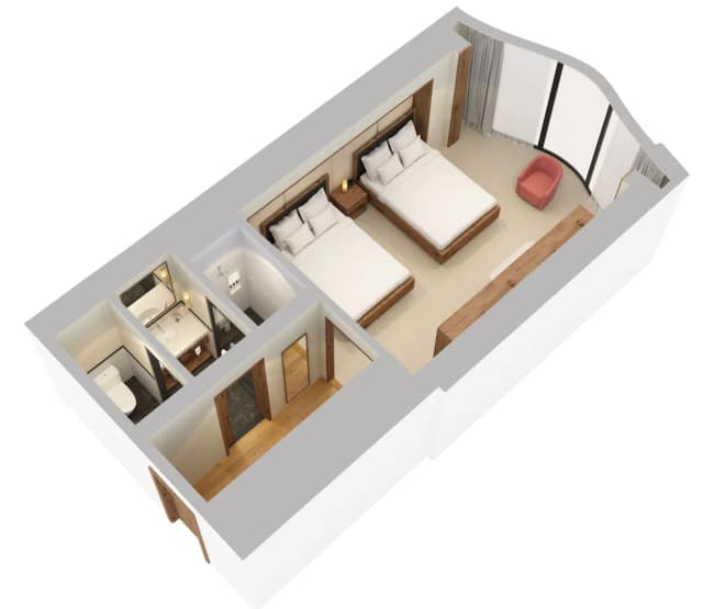 Pendry Manhattan West-Room, 2 Double Beds (Skyline Double Double)-4