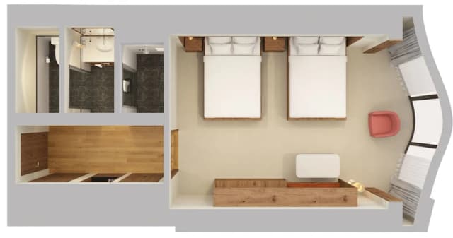 Pendry Manhattan West-Room, 2 Double Beds (Skyline Double Double)-3