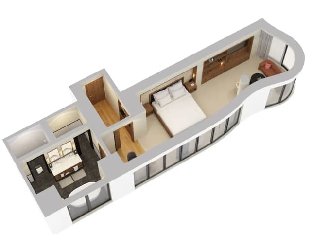 Pendry Manhattan West-Studio Suite, Mobility Accessible, Corner-1