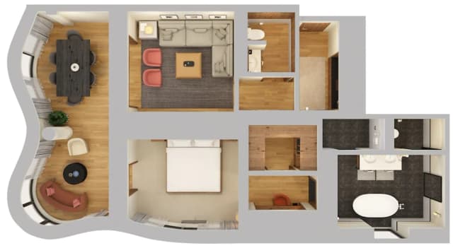 Pendry Manhattan West-Suite, 1 King Bed, Mobility Accessible, Corner-3