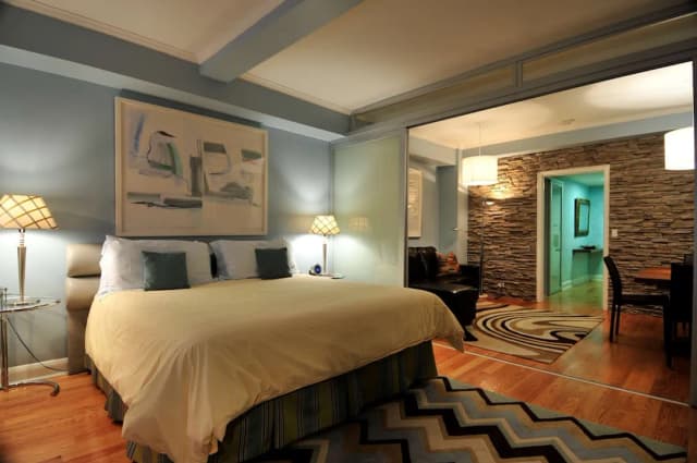 倫巴第大飯店-開放式客房, 1 張特大雙人床-8