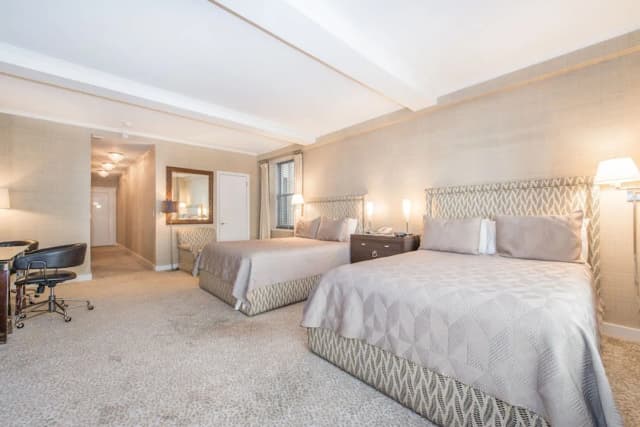 倫巴第大飯店-開放式客房, 2 張加大雙人床-1