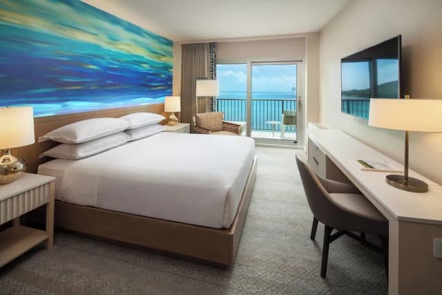 쉐라톤 와이키키 비치 리조트-룸, 킹사이즈침대 1개, 바닷가 (Floor 4 to 9)-1