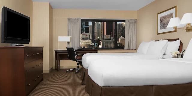 曼哈頓時代廣場酒店-標準客房, 2 張標準雙人床-2