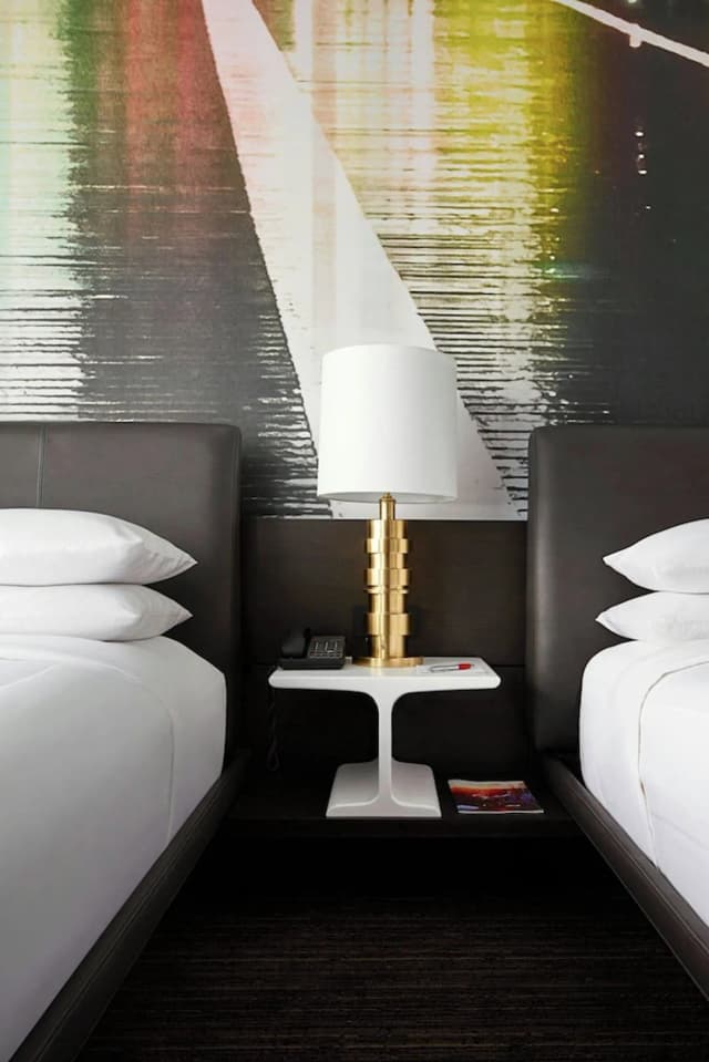 紐約布魯克林橋萬豪酒店-客房, 2 張標準雙人床-5