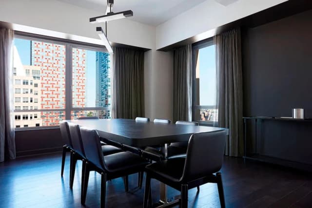 紐約布魯克林橋萬豪酒店-套房, 1 張特大雙人床及 1 張梳化床, 城市景-3