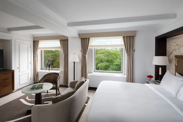 The Ritz-Carlton New York, Central Park-Club Room, 1 King Bed, Park View-1